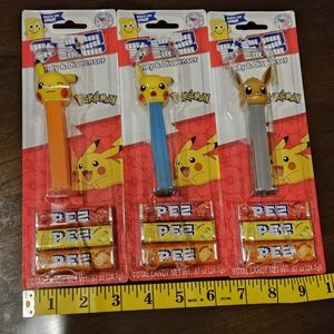 Pokemon PEZ Candy Dispenser Set